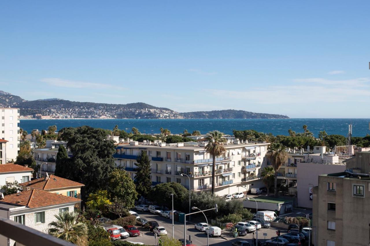 Studio With Terrace And Sea View, 10 Min To The Beach Nizza Exterior foto
